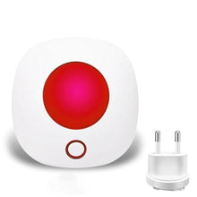 Load image into Gallery viewer, 433MHz Wireless Wifi Strobe Siren Sound and Light Siren For Alarm System Work With Tuya APP Alexa Google Home