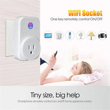 Load image into Gallery viewer, SW1 Wireless WIFI Socket Androind/iOS Phone Remote Control Smart Timer Socket Switch US Plug