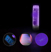 Load image into Gallery viewer, Keychain Flashlight with 6 Gear Sidelight