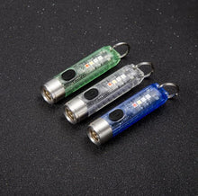 Load image into Gallery viewer, Keychain Flashlight with 6 Gear Sidelight