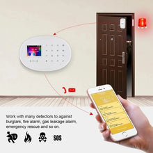 Load image into Gallery viewer, WIFI GSM Smart Home Security Alarm System with 2.4 Inch TFT Touch Panel APP Control