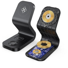 Load image into Gallery viewer, 15W Qi Wireless Charger Magnetic Charging Dock Station Phone Stand Holder