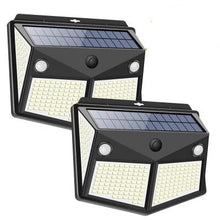 Load image into Gallery viewer, 260LED Outdoor IP65 Waterproof Motion Sensor Solar Light - Black
