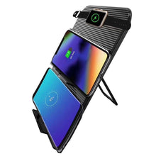 Load image into Gallery viewer, 10W 7.5W 4 in1 Foldable Wireless Charger Dock Station Stand for Mobile Phone - US