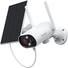 Load image into Gallery viewer, 2K/3MP WIFI Outdoor Security Camera Solar Powered 25m Color Night Vision 180° Remote Pan-Tilt