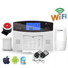 Load image into Gallery viewer, Wifi GSM PSTN Alarm System Wireless Detectors APP Remote Control Two-way Intercom