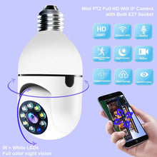 Load image into Gallery viewer, E27 Bulb Socket Night Vision Cloud Storage Speed Dome Security Serveillence for Smart Home Monitoring