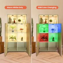 Load image into Gallery viewer, 6PCS Under Cabinet Light Dimmable RGB LED Kitchen Lamp Closet Cupboard Lighting