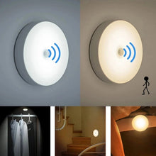 Load image into Gallery viewer, 6 LEDs PIR Motion Sensor Night Light Auto On/Off for Bedroom Stairs Cabinet Wardrobe