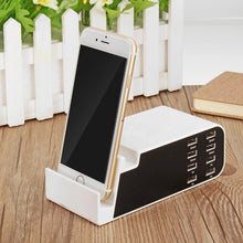 Load image into Gallery viewer, AC100-240V 8 Ports USB Charger Desktop Charger Phone Holder Charging Station