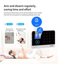 Load image into Gallery viewer, Alarm System for Home Burglar Security 433MHz WiFi GSM Alarm Wireless Tuya Smart House App Control