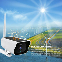 Load image into Gallery viewer, 1080P HD WIFI Solar Security IP Camera Night Vision Wireless PIR Motion Alarm IP67