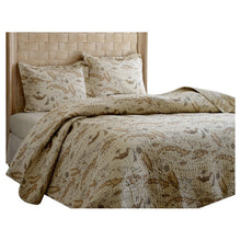 Load image into Gallery viewer, Full / Queen size 100% Cotton Caribbean Map Reversible Quilt Set