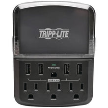 Load image into Gallery viewer, 3-Outlet Personal Charging Station with 4 USB Ports