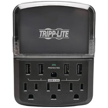 Load image into Gallery viewer, 3-Outlet Personal Charging Station with 4 USB Ports