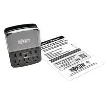 Load image into Gallery viewer, 3-Outlet Personal Charging Station with 4 USB Ports