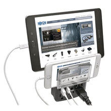 Load image into Gallery viewer, 3-Outlet Personal Charging Station with 4 USB Ports