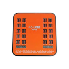 Load image into Gallery viewer, 840 Multifunctional Rechargeable LCD Dynamic Display 150W High Power Multi-port 40 Ports Charging Station USB Charger for 8 Pin