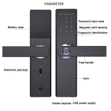 Load image into Gallery viewer, Security Electronic Smart Door Lock Touch Password Keypad Card Fingerprint