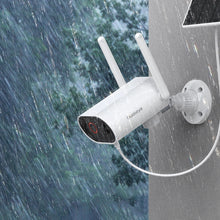 Load image into Gallery viewer, 2K/3MP WIFI Outdoor Security Camera Solar Powered 25m Color Night Vision 180° Remote Pan-Tilt