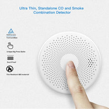 Load image into Gallery viewer, 2 In 1 Smoke Detector Carbon Monoxide Detector Fire Alarm Sensor Wireless Security System
