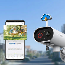 Load image into Gallery viewer, 2K/3MP WIFI Outdoor Security Camera Solar Powered 25m Color Night Vision 180° Remote Pan-Tilt
