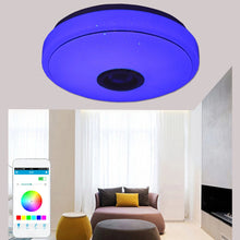 Load image into Gallery viewer, 33CM 70W bluetooth Smart LED Ceiling Light Music Speaker Remote Control
