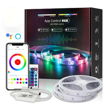 Load image into Gallery viewer, 5M/10M/15M/20M WIFI Smart LED Light Strip Set Epoxy Waterproof SMD 5050 RGB Colorful Flexible Light Strip
