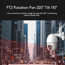 Load image into Gallery viewer, 10LED 5X Zoom HD 2MP IP Security Camera WiFi Wireless 1080P Outdoor PTZ Waterproof Night Vision ONVIF
