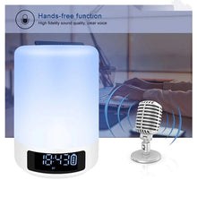 Load image into Gallery viewer, D58 Smart Mini Light Lamp Screen Display Wireless bluetooth Speaker - White
