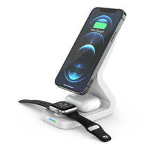 Load image into Gallery viewer, 15W Qi Wireless Charger Magnetic Charging Dock Station Phone Stand Holder
