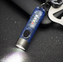 Load image into Gallery viewer, Keychain Flashlight with 6 Gear Sidelight
