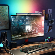 Load image into Gallery viewer, RGB Gaming Monitor Light Bar Dual Light Source 300-1000Lux Adjustable Cool/Mix/Warm Light Color
