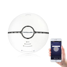 Load image into Gallery viewer, WiFi Smart Smoke Fire Alarm Sensor Detector Home Security System Battery-powered
