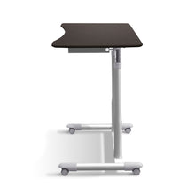 Load image into Gallery viewer, Espresso Adjustable Height Sitting or Standing Desk Stand Up Computer Table
