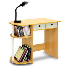 Load image into Gallery viewer, Home Office Laptop Computer Desk Table in Beech Ivory
