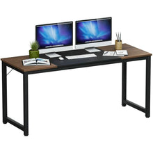 Load image into Gallery viewer, 63 Inch Study Writing Desk for Home Office Bedroom

