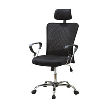Load image into Gallery viewer, High Back Executive Mesh Office Computer Chair with Headrest in Black
