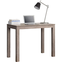 Load image into Gallery viewer, Modern Classic Home Office Laptop Desk in Medium Oak Finish
