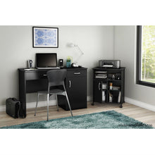 Load image into Gallery viewer, Eco-Friendly Black Printer Stand Cart
