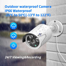 Load image into Gallery viewer, 5MP Security IP Camera POE ONVIF Outdoor Waterproof IP66 CCTV P2P Video Camera
