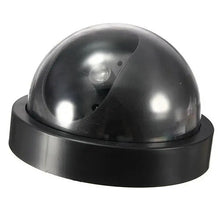 Load image into Gallery viewer, Dome Fake Outdoor Camera Dummy Simulation Security Surveillance Camera Red LED Blinking Light
