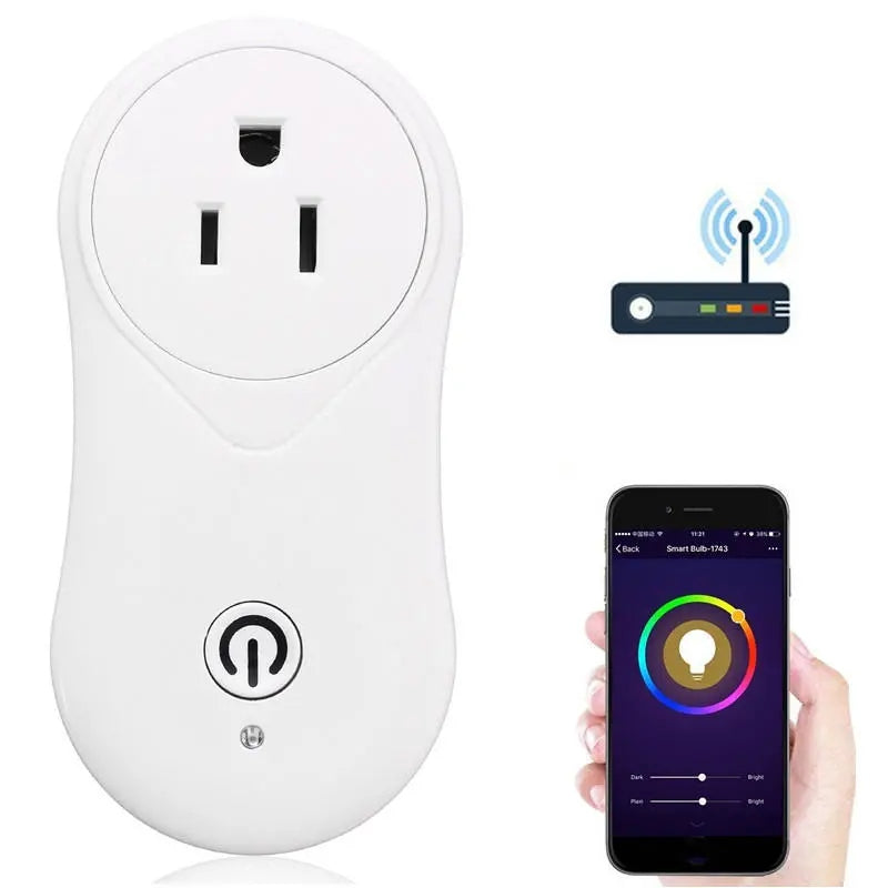 WIFI Mobile Phone Remote Control Smart Timer Home Socket US Plug Switch AC110-240V - US Plug